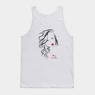 I love my curls -  wavy girl Tank Top